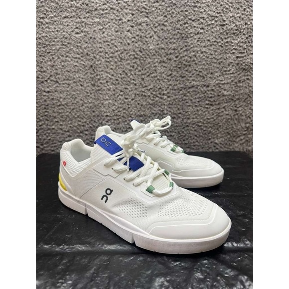 On The Roger Spin Sneakers Undyed White Yellow 3MD11471090 Womens Size 10 US